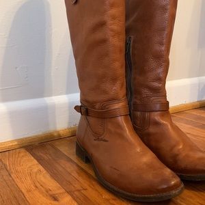 Frye Melissa Belted Tall Boots